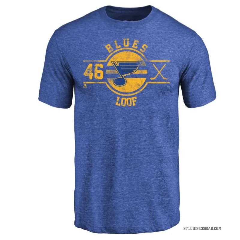 Leo Loof Men's Royal St. Louis Blues Insignia T-Shirt -