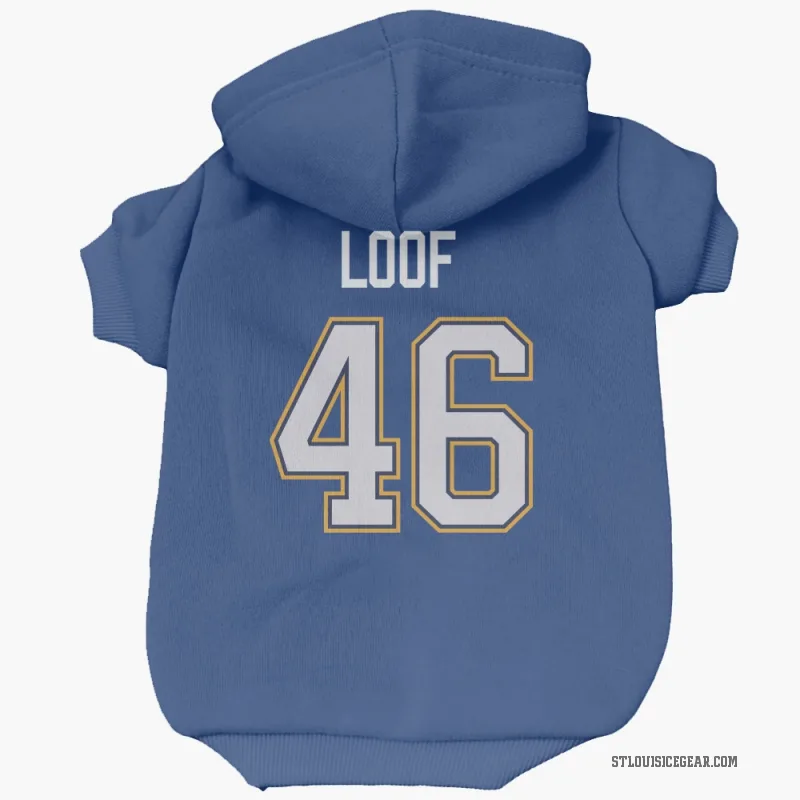 Leo Loof  Royal St. Louis Blues  Cat & Dog Pet Hoodie