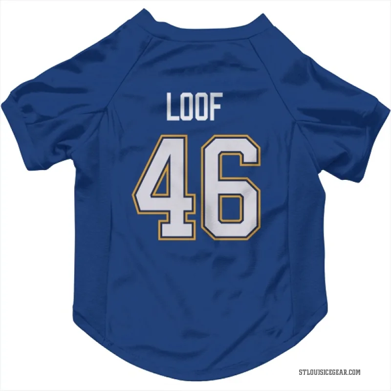 Leo Loof  Royal St. Louis Blues  Cat & Dog Pet Jersey