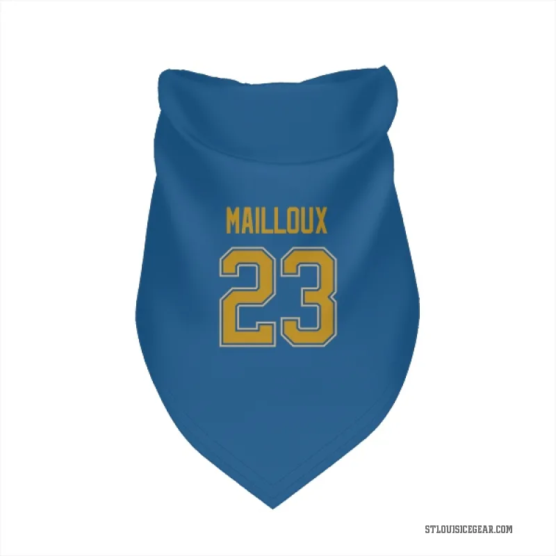Logan Mailloux  Blue St. Louis Blues  Cat & Dog Pet Bandana