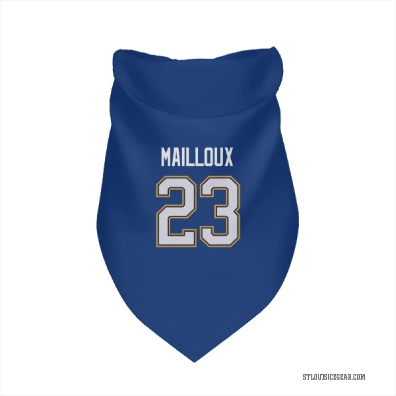 Logan Mailloux  Royal St. Louis Blues  Cat & Dog Pet Bandana