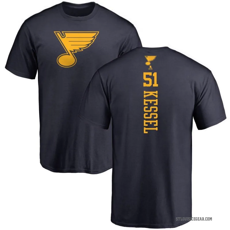 Matthew Kessel Men's Navy St. Louis Blues One Color Backer T-Shirt -