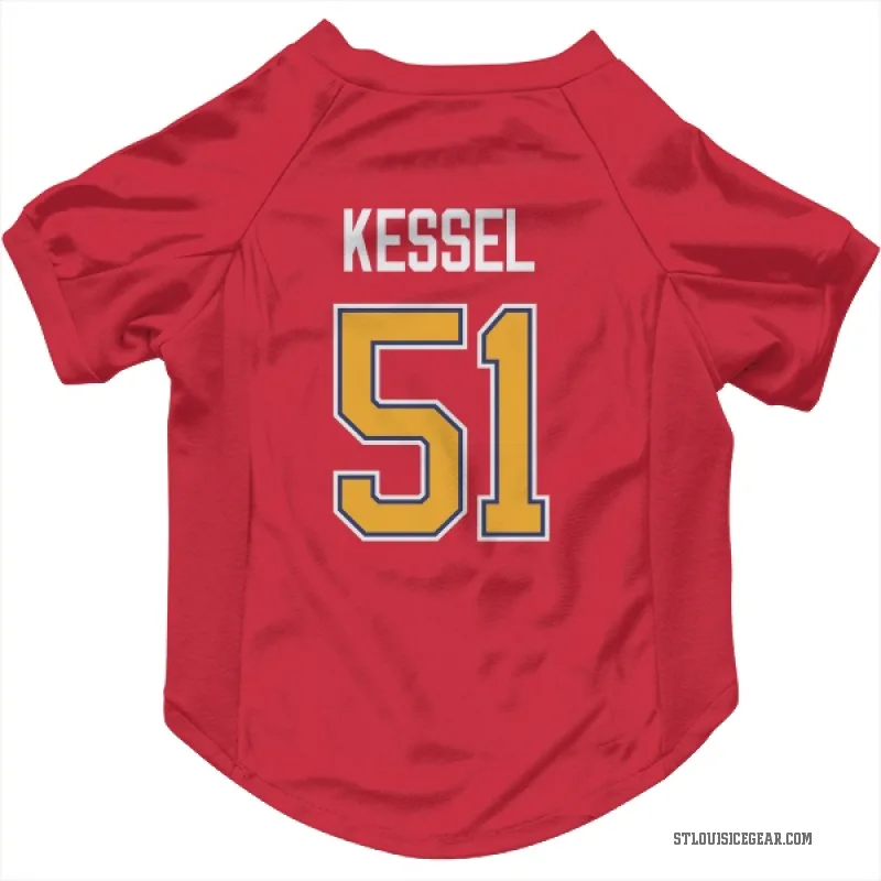 Matthew Kessel  Red St. Louis Blues  Cat & Dog Pet Jersey