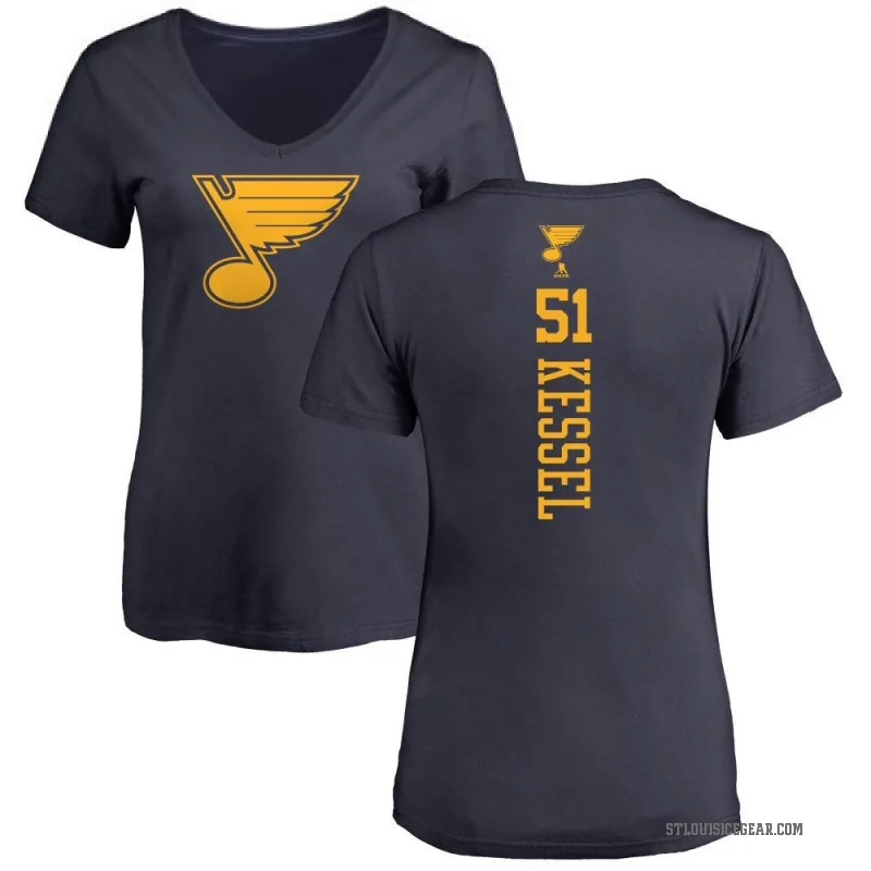 Matthew Kessel Women's Navy St. Louis Blues One Color Backer T-Shirt -