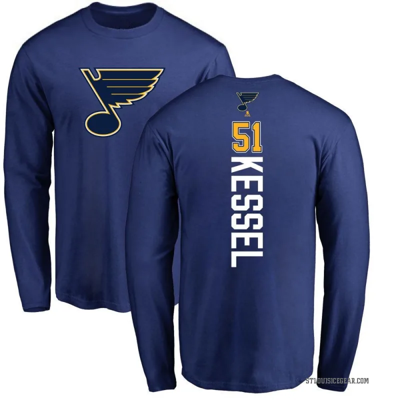 Matthew Kessel Youth Royal St. Louis Blues Backer Long Sleeve T-Shirt -