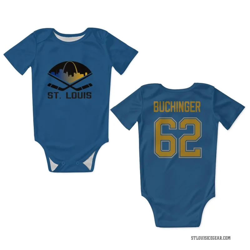 Michael Buchinger  Blue St. Louis Blues  Newborn & Infant Bodysuit