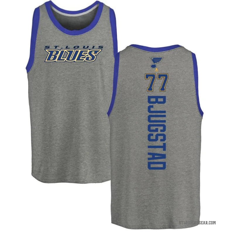 Nick Bjugstad Youth Ash St. Louis Blues Backer Tank Top -