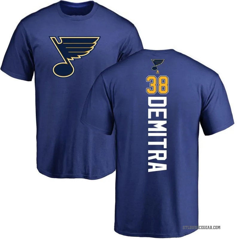 Pavol Demitra Men's Royal St. Louis Blues Backer T-Shirt -