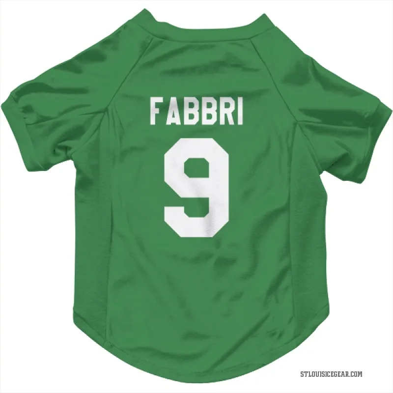 Robby Fabbri  Green St. Louis Blues  Cat & Dog Pet Jersey