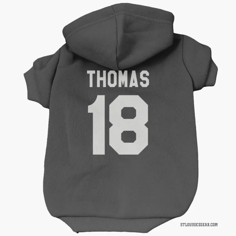 Robert Thomas  Black St. Louis Blues  Cat & Dog Pet Hoodie