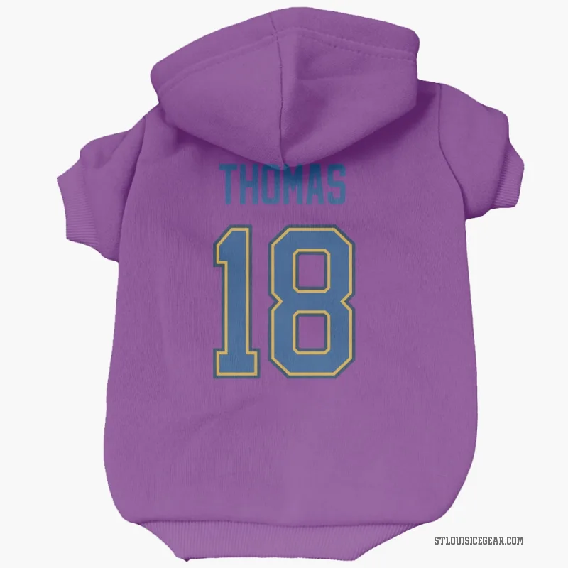Robert Thomas  White St. Louis Blues  Cat & Dog Pet Hoodie