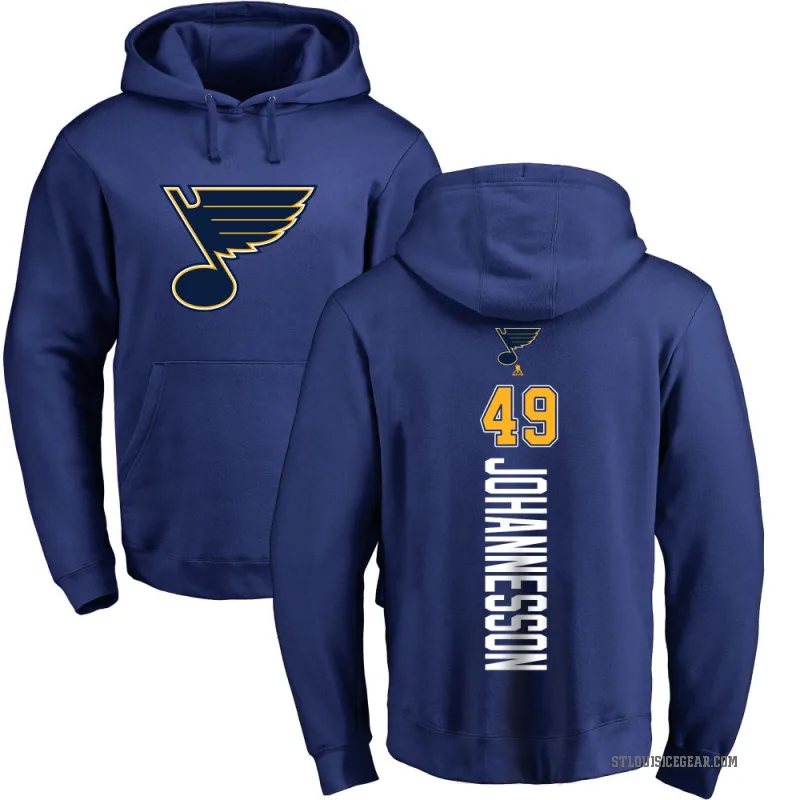 Samuel Johannesson Youth Royal St. Louis Blues Branded Backer Pullover Hoodie