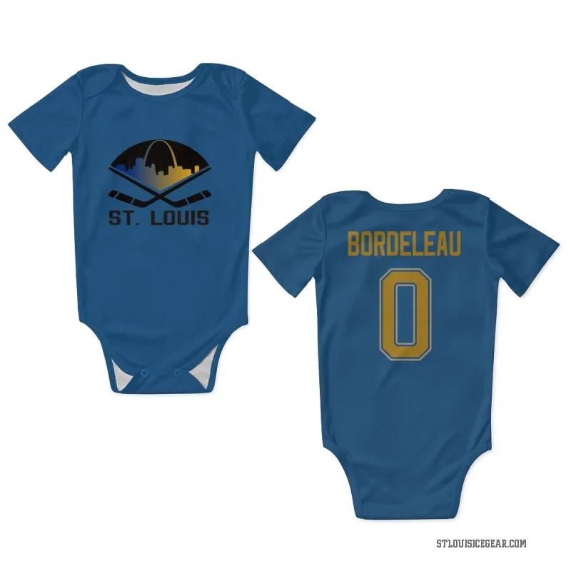 Thomas Bordeleau  Blue St. Louis Blues  Newborn & Infant Bodysuit