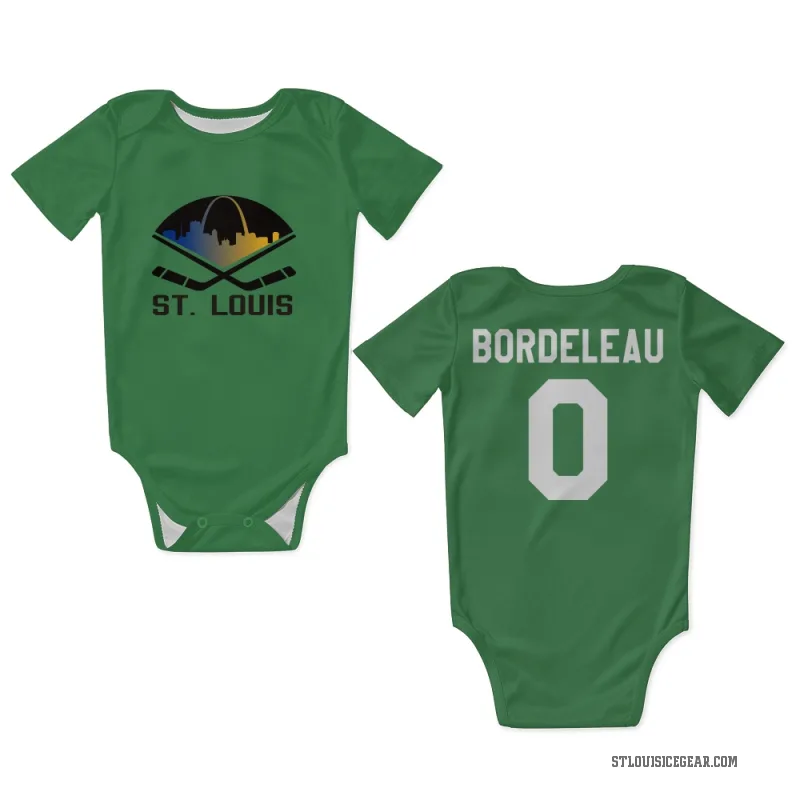 Thomas Bordeleau Green St. Louis Blues Newborn & Infant Bodysuit