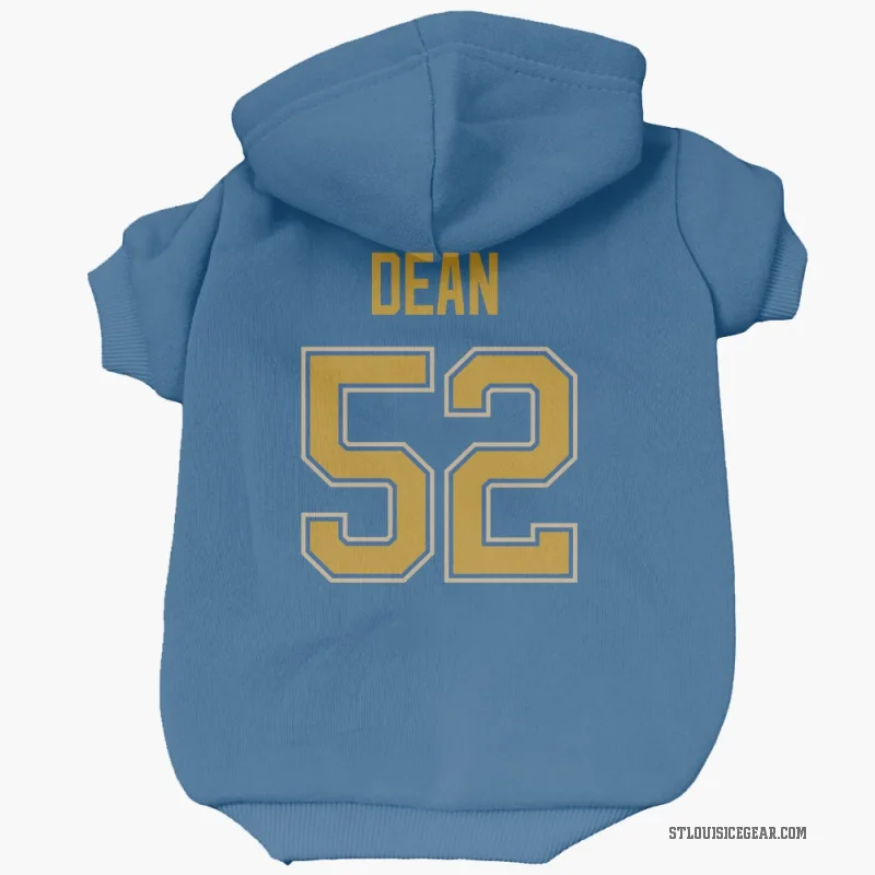 Zach Dean  Blue St. Louis Blues  Cat & Dog Pet Hoodie
