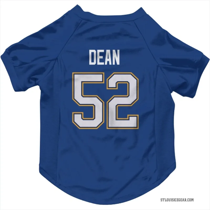 Zach Dean  Royal St. Louis Blues  Cat & Dog Pet Jersey