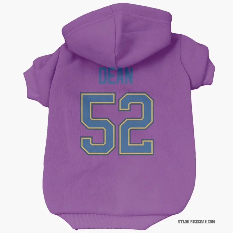 Zach Dean  White St. Louis Blues  Cat & Dog Pet Hoodie