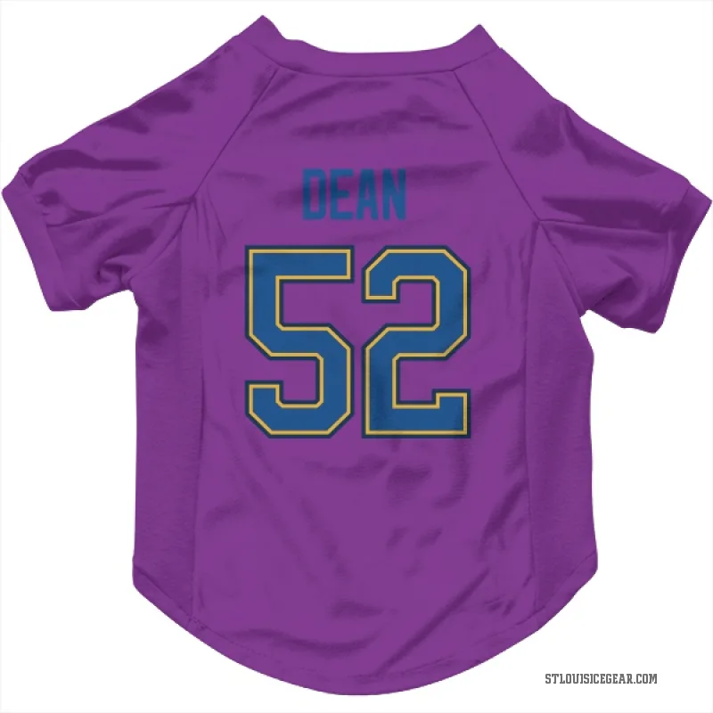 Zach Dean  White St. Louis Blues  Cat & Dog Pet Jersey